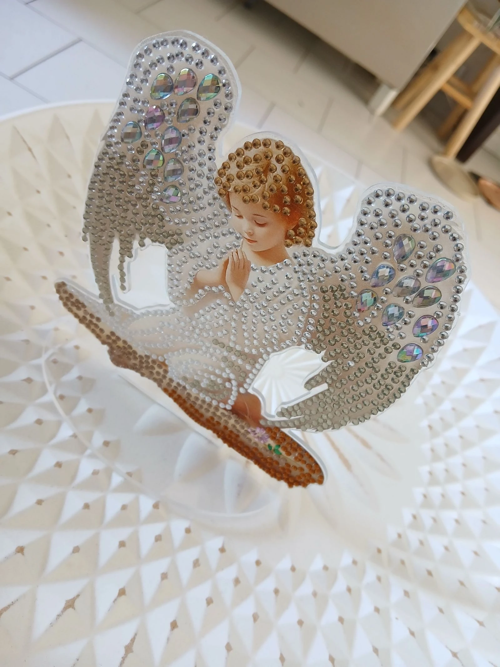 Décoration Angelot brillant